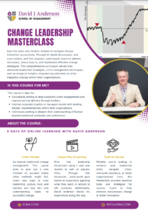 Change Leadership Masterclass Brochure