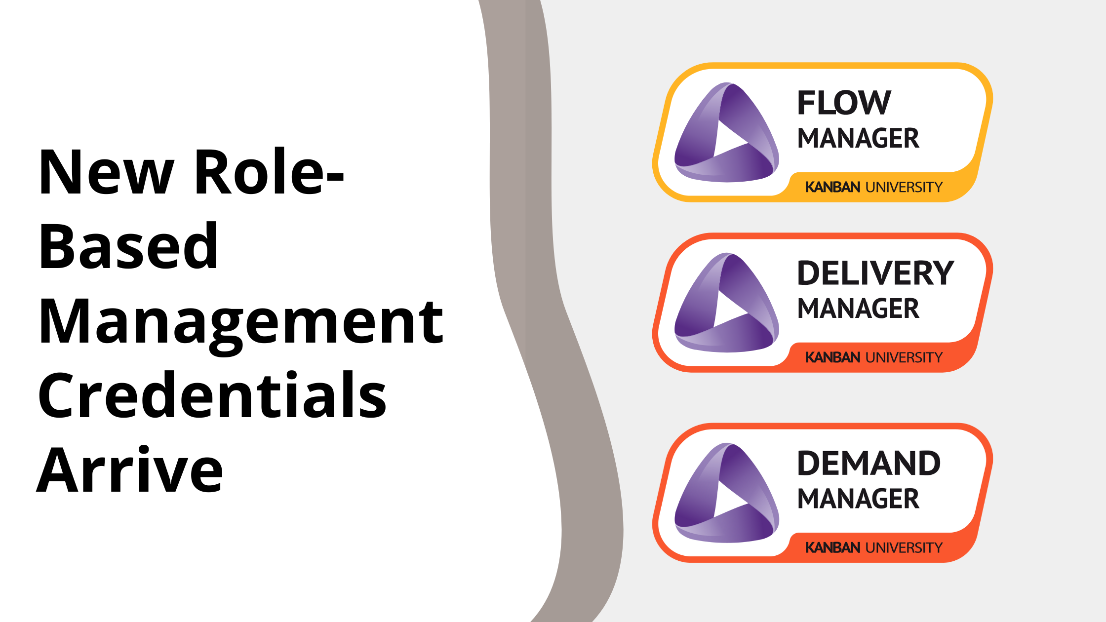 New Role-Based Management Credentials Arrive